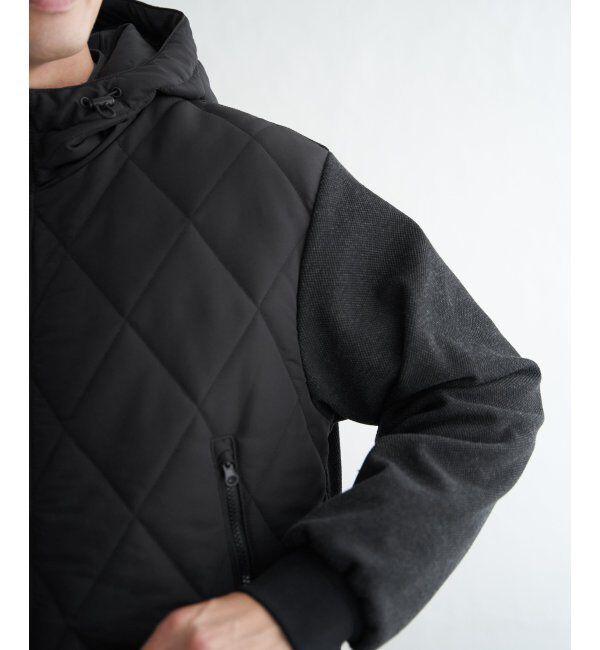 ikka「【親子コーデ】sorona(R)ブロックスコンビパーカー」|ブルゾン・スタジャン|