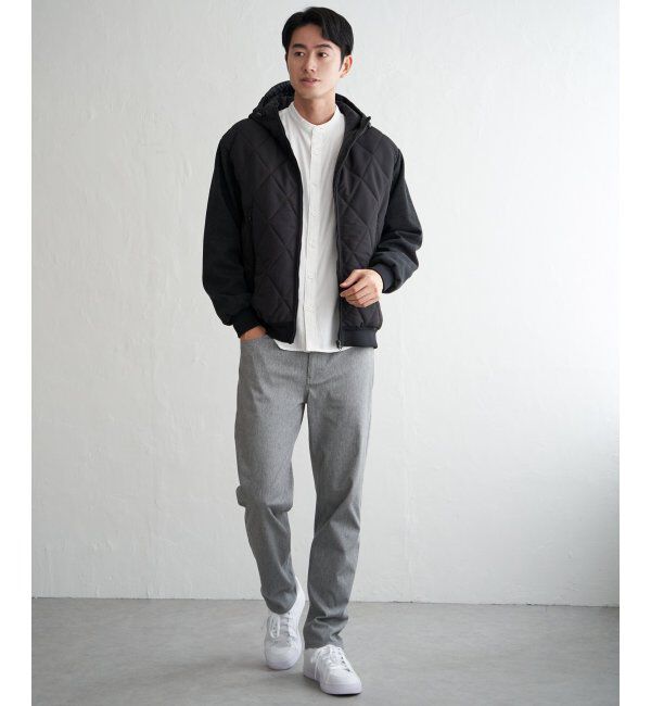 ikka「【親子コーデ】sorona(R)ブロックスコンビパーカー」|ブルゾン・スタジャン|