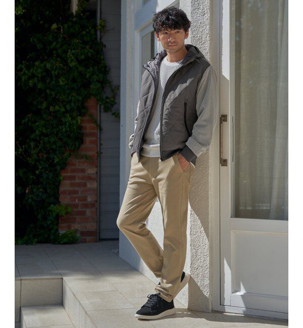 ikka「【親子コーデ】sorona(R)ブロックスコンビパーカー」|ブルゾン・スタジャン|