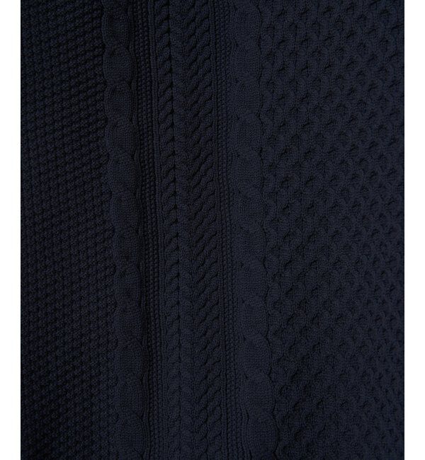 ikka「GOKUラクニットアランケーブル」|プルオーバー|