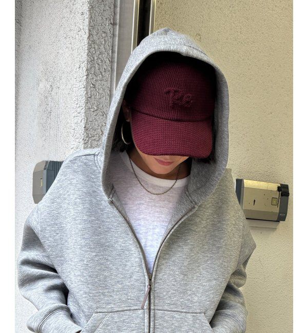 Lbc with Life「ポコポコロール刺繍キャップ 25」|その他|ワイン