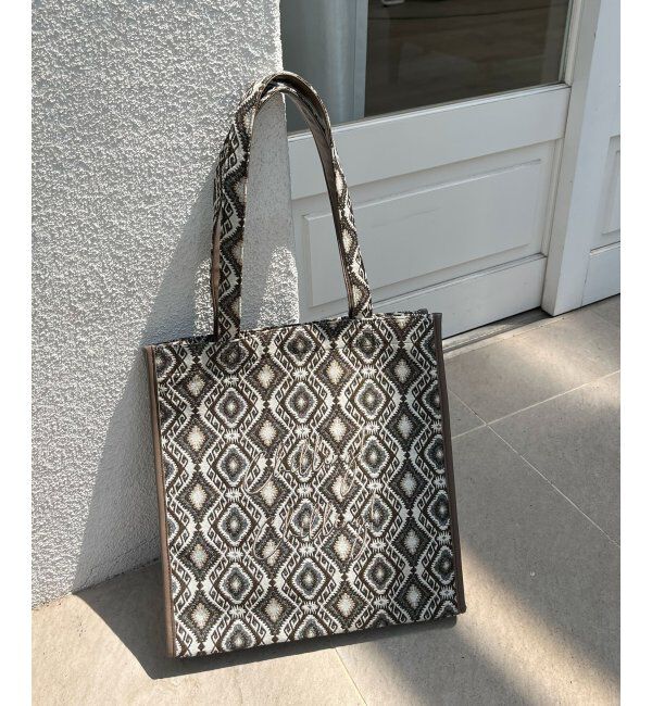 Lbc with Life「ジャガードA4ロゴトートバッグ」|その他|