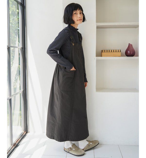 Lbc with Life「コットンツイルワークジャンスカ」|ワンピース|