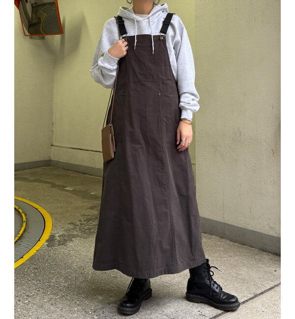 Lbc with Life「コットンツイルワークジャンスカ」|ワンピース|