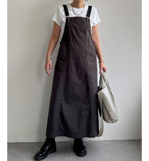 Lbc with Life「コットンツイルワークジャンスカ」|ワンピース|