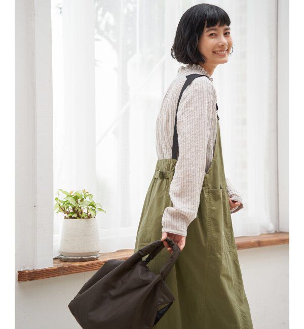 Lbc with Life「コットンツイルワークジャンスカ」|ワンピース|