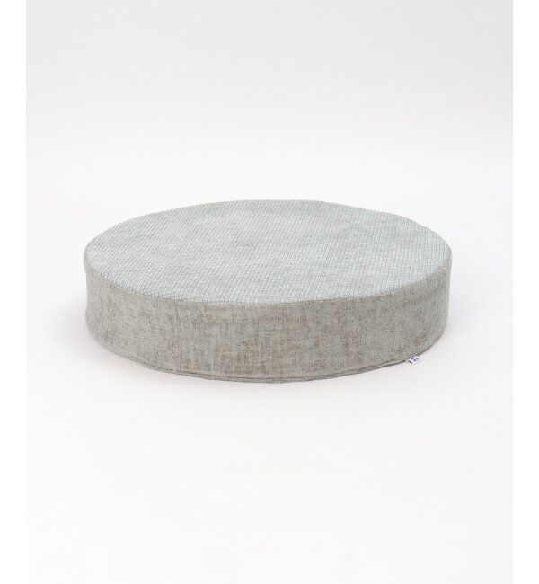 Lbc with Life「ベロアコンビシートクッション ラウンド H8cm」|クッション・クッションカバー|