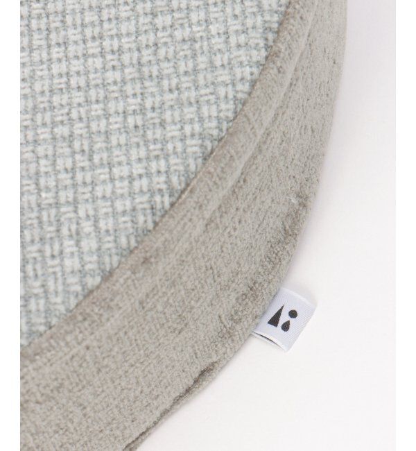 Lbc with Life「ベロアコンビシートクッション ラウンド H8cm」|クッション・クッションカバー|