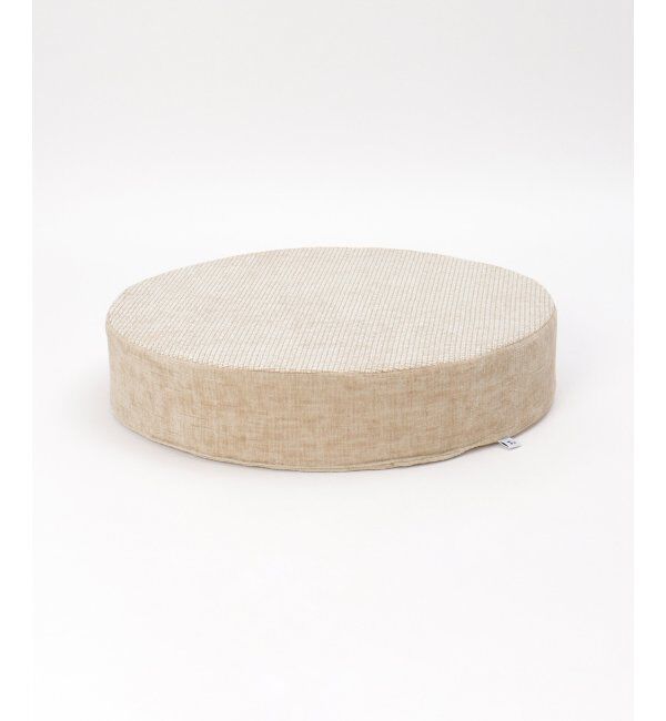 Lbc with Life「ベロアコンビシートクッション ラウンド H8cm」|クッション・クッションカバー|