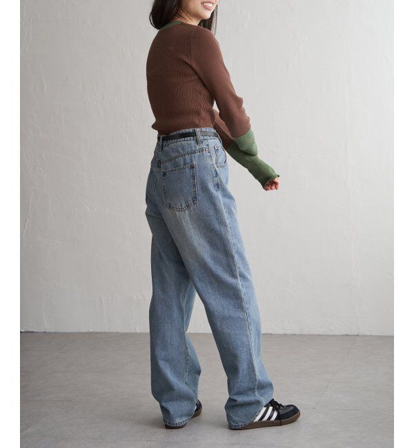 VENCE share style「クールクール12Gリブ配色プルオーバー」|タンクトップ|