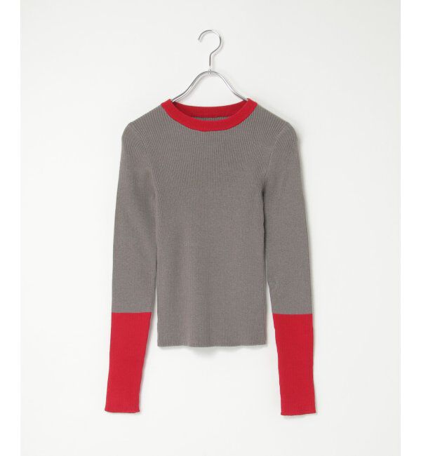 VENCE share style「クールクール12Gリブ配色プルオーバー」|タンクトップ|