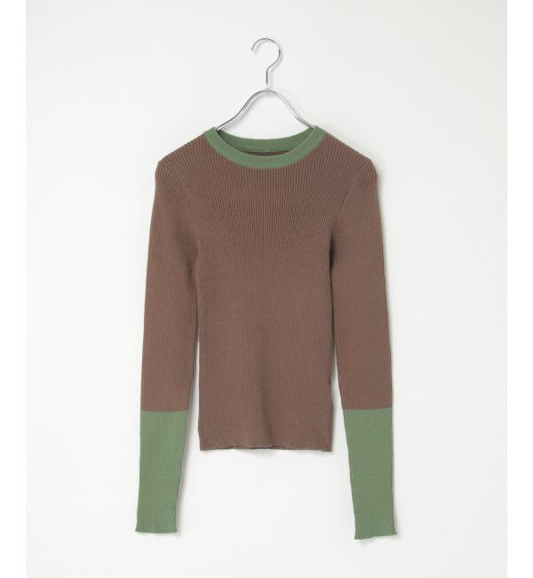 VENCE share style「クールクール12Gリブ配色プルオーバー」|タンクトップ|