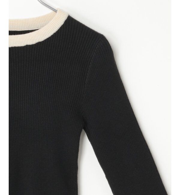 VENCE share style「クールクール12Gリブ配色プルオーバー」|タンクトップ|