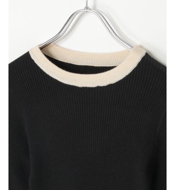 VENCE share style「クールクール12Gリブ配色プルオーバー」|タンクトップ|