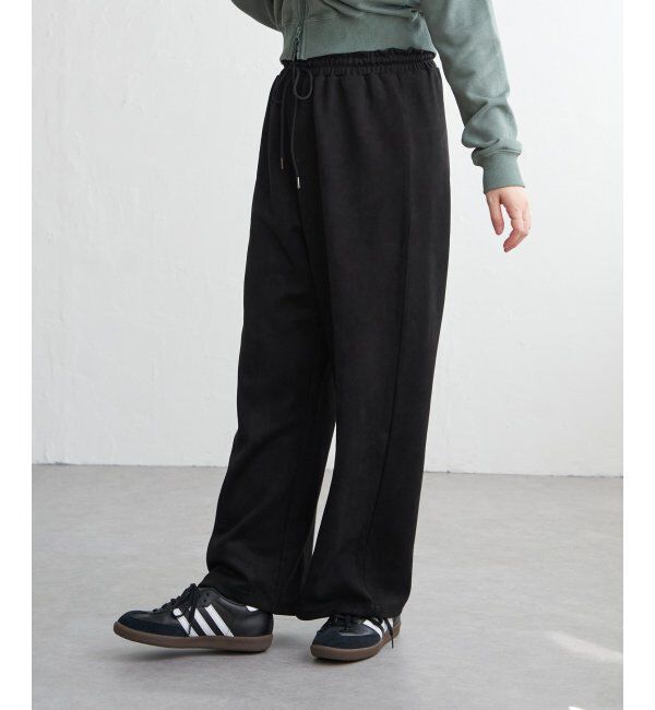 VENCE share style「カットスェードイージーパンツ」|デニム|