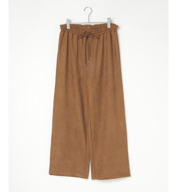 VENCE share style「カットスェードイージーパンツ」|デニム|