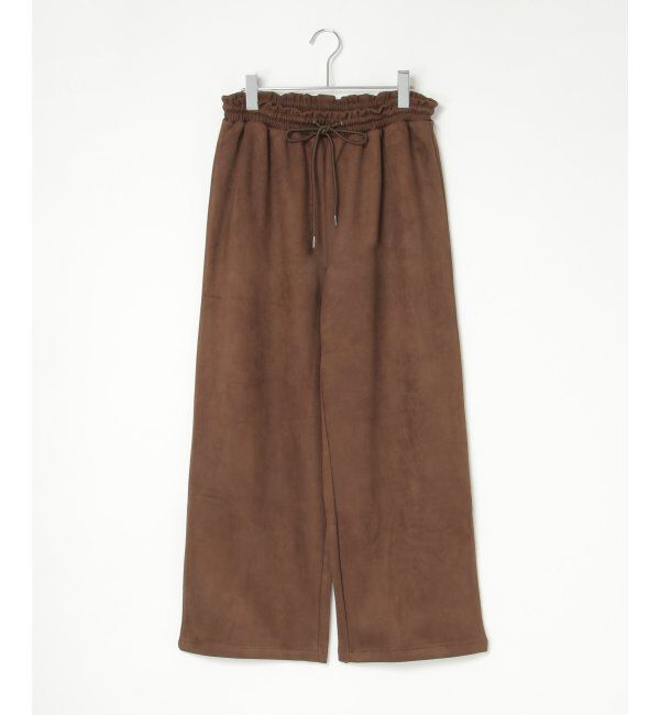 VENCE share style「カットスェードイージーパンツ」|デニム|