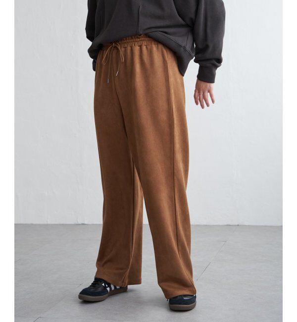 VENCE share style「カットスェードイージーパンツ」|デニム|