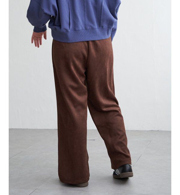 VENCE share style「カットスェードイージーパンツ」|デニム|