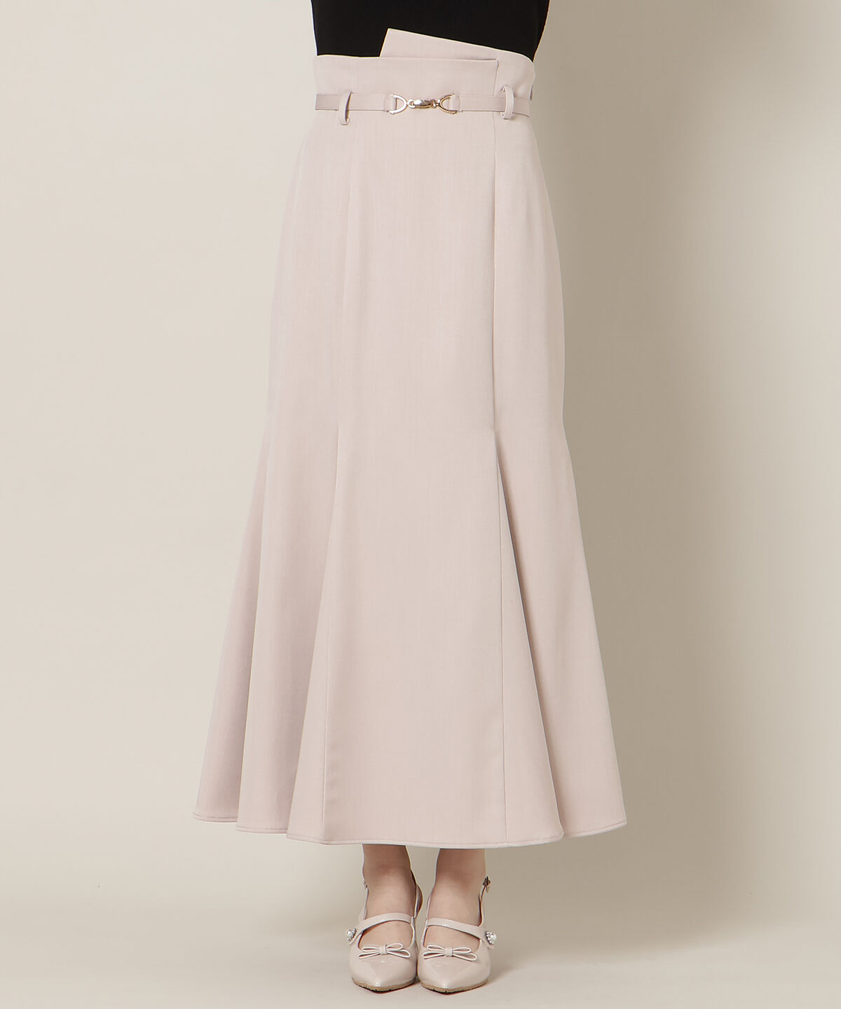 WILLSELECTION「ビットベルト付きマーメイドスカート」|タイト|