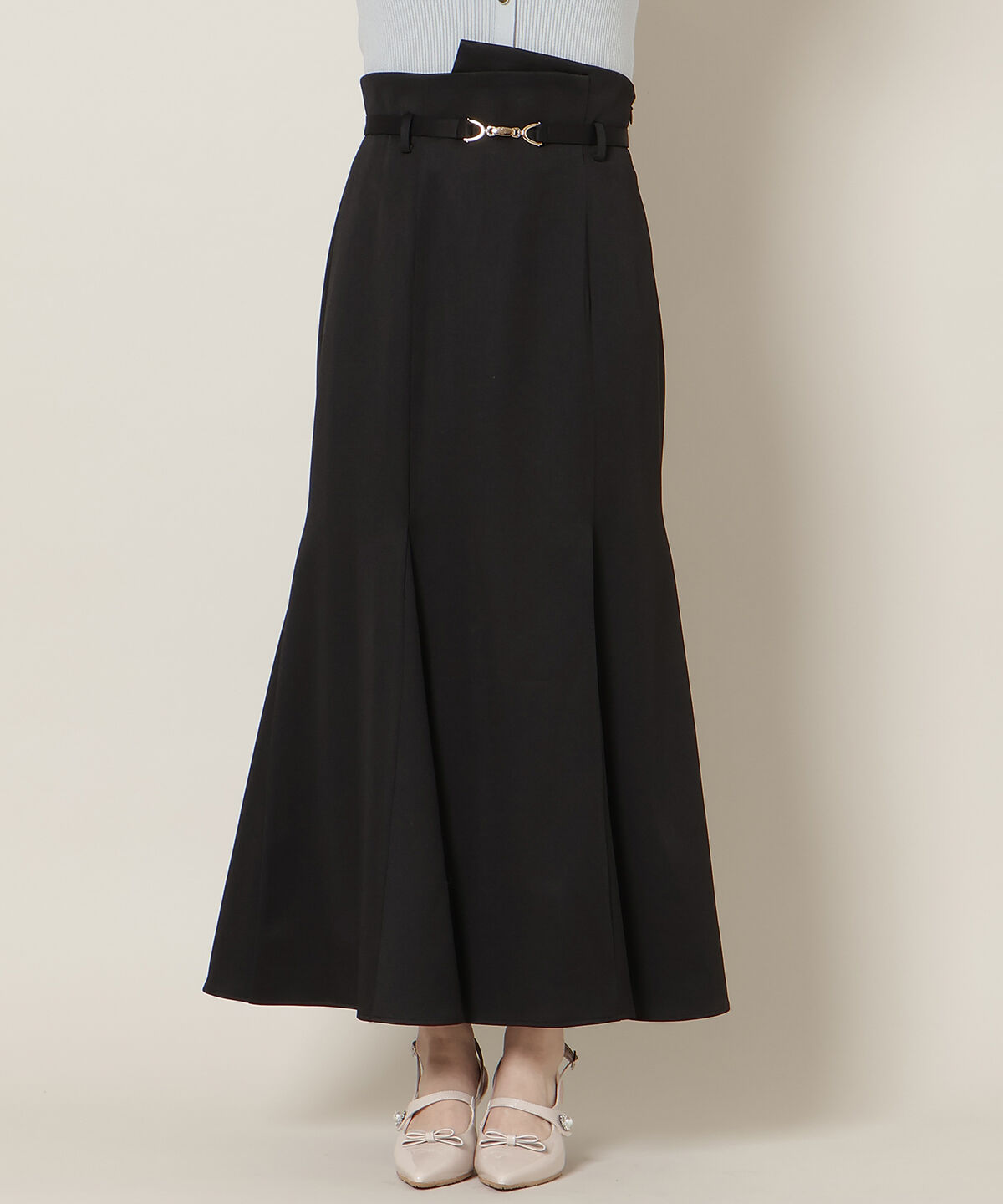 WILLSELECTION「ビットベルト付きマーメイドスカート」|タイト|