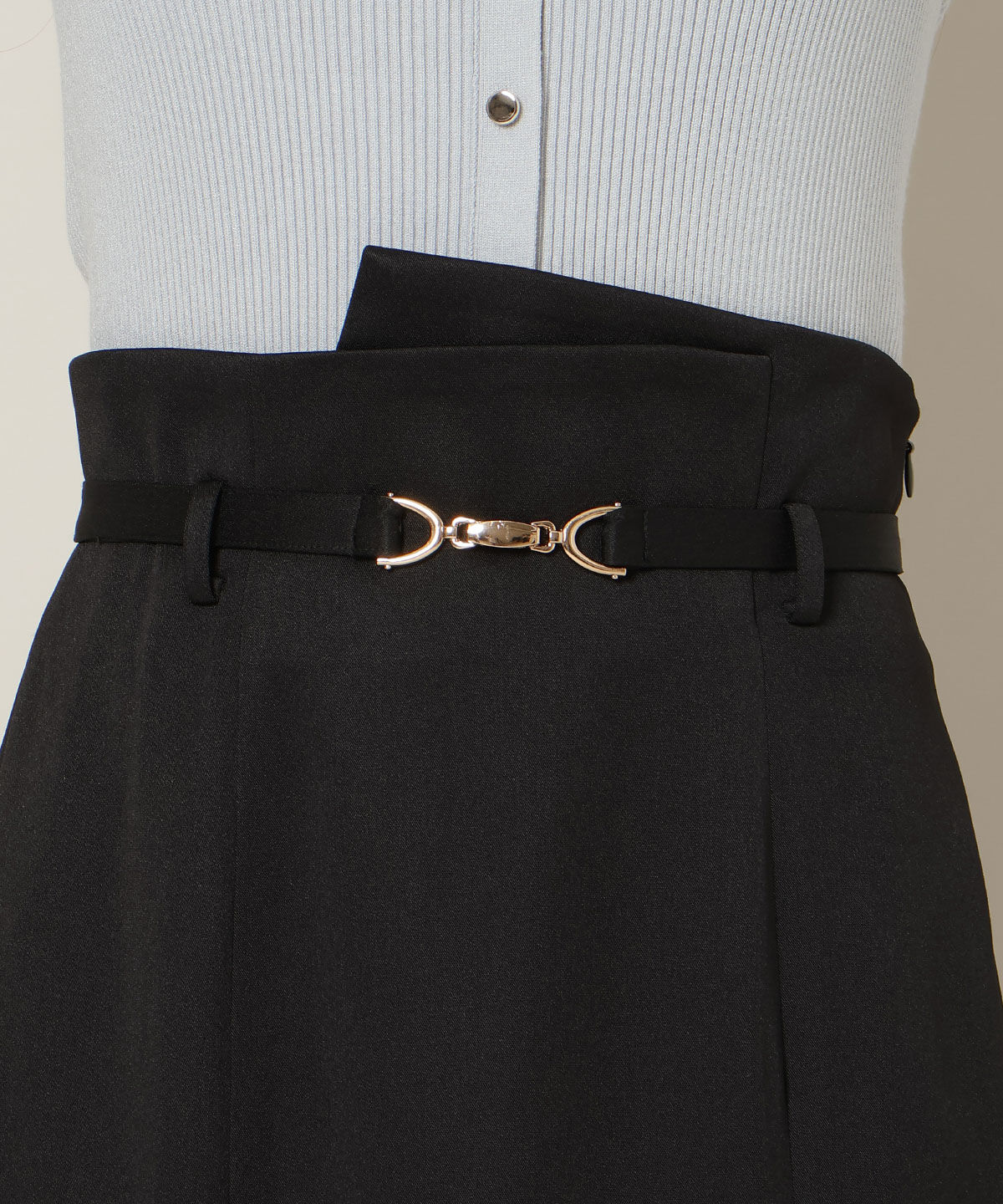 WILLSELECTION「ビットベルト付きマーメイドスカート」|タイト|