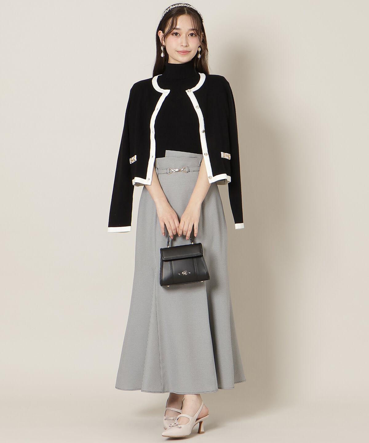 WILLSELECTION「ビットベルト付きマーメイドスカート」|タイト|