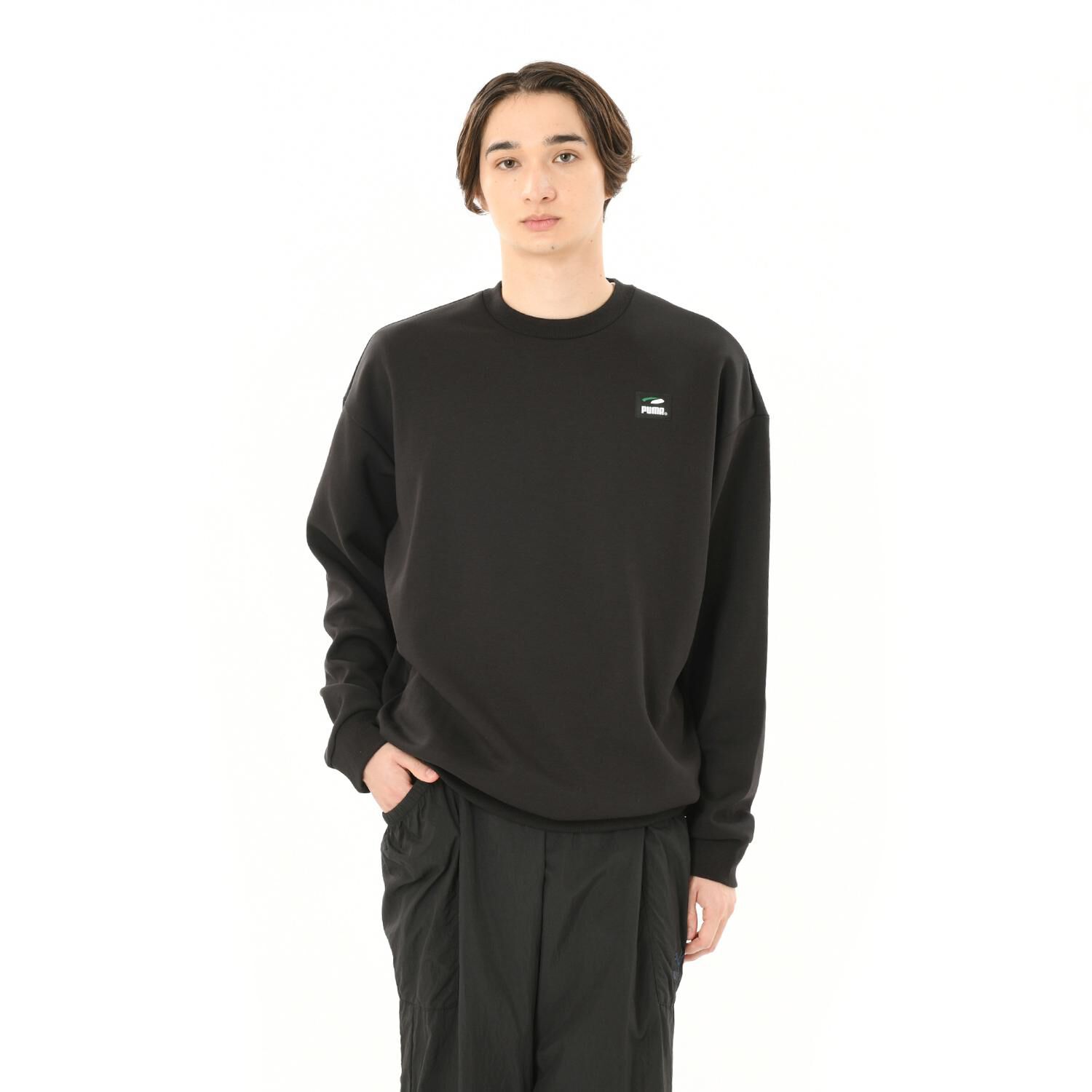 PUMA「【PUMA ｳｪｱ】M PUMAS CREW」|パーカー|ブラック