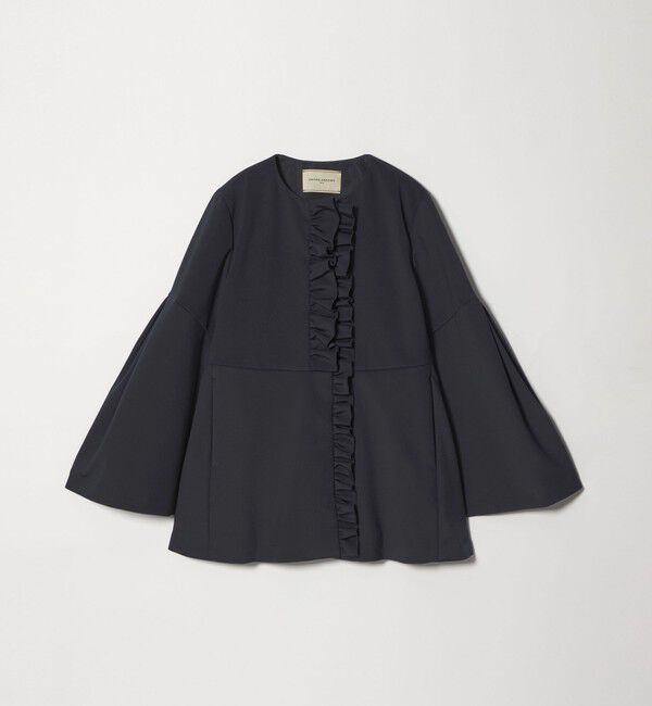 新品タグ付　UNITED ARROWS LIGHT SPONGY フリル コート LIGHT SPONGY フリル コート（UNITED ARROWS）｜ルミネのファッション