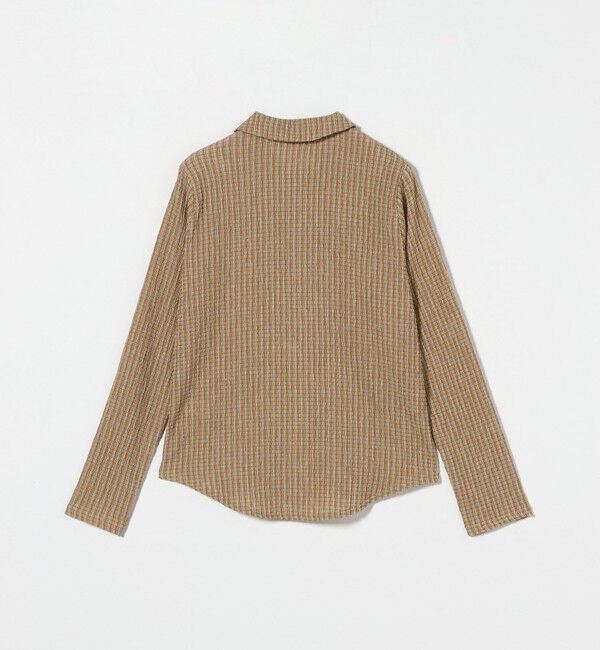 STEVEN ALAN「＜Steven Alan＞クレープ チェック ロングスリーブ シャツ」|シャツ・ブラウス|