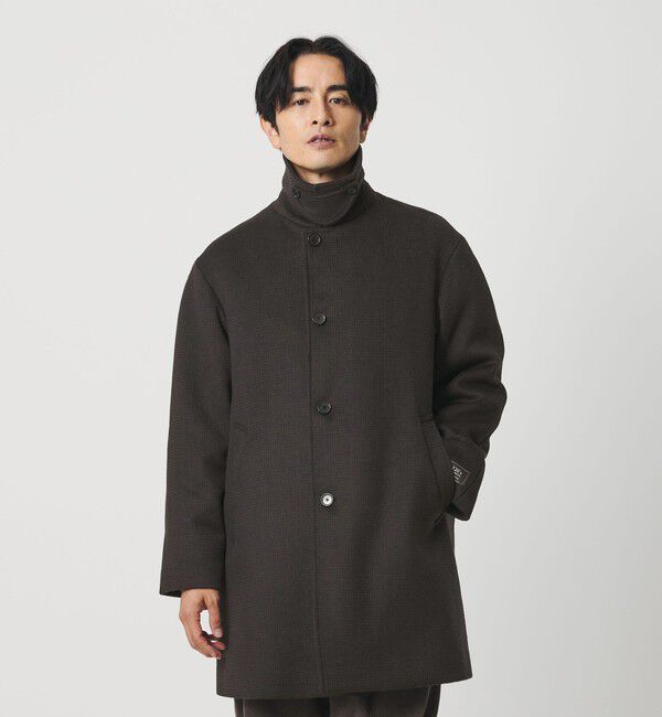 BEAUTY&YOUTH UNITED ARROWS「120S メルトン チェック バルカラーコート」|その他|