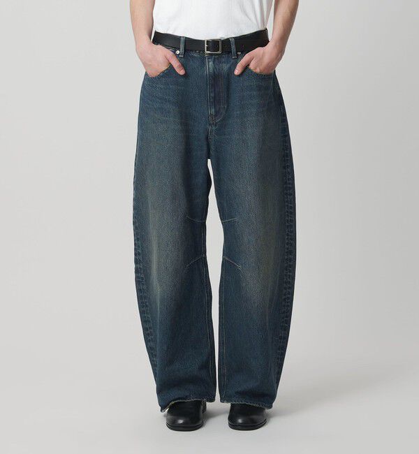 MONKEY TIME「デニム カーブ パンツ」|チノ|COBALT