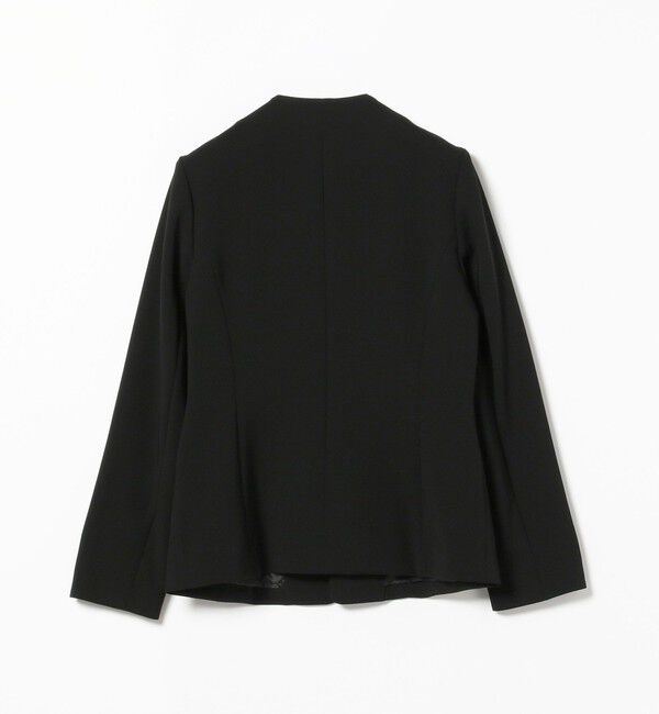 Demi-Luxe BEAMS 「トリアセ カラーレスジャケット＊」|ノーカラージャケット|