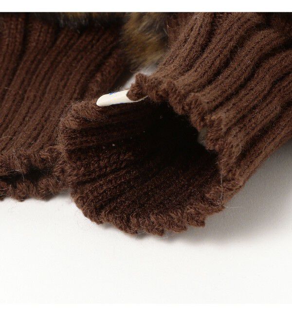 BEAMSBOY「フェイクファー ミトン 25FW」|手袋|