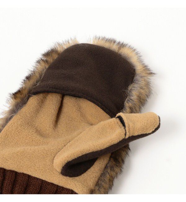 BEAMSBOY「フェイクファー ミトン 25FW」|手袋|