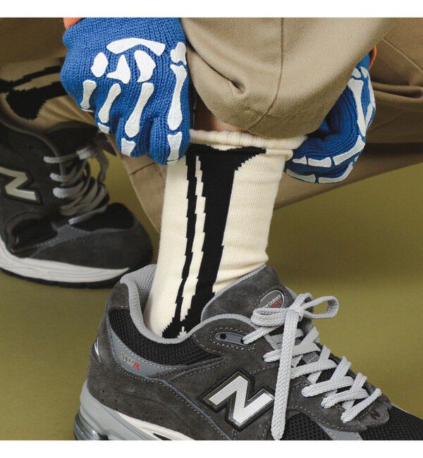 BEAMSBOY「【別注】ROSTER SOX / BONE SOX」|ソックス|WHITE