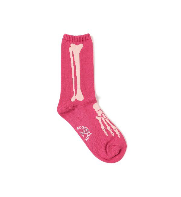 BEAMSBOY「【別注】ROSTER SOX / BONE SOX」|ソックス|PINK