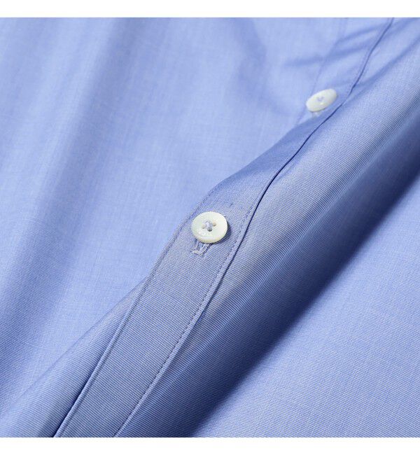 Demi-Luxe BEAMS 「TICCA / ノーカラー ビブヨーク シャツ」|シャツ・ブラウス|