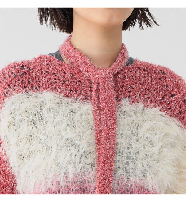 BEAMSBOY「maturely / スリーヤーン ボウタイ ロングスリーブ」|ニット・セーター|