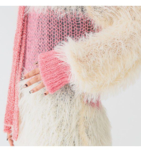 BEAMSBOY「maturely / スリーヤーン ボウタイ ロングスリーブ」|ニット・セーター|