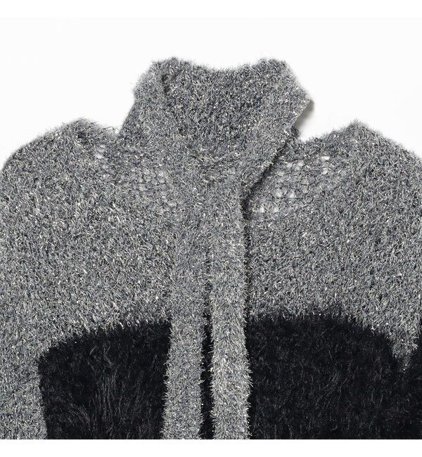 BEAMSBOY「maturely / スリーヤーン ボウタイ ロングスリーブ」|ニット・セーター|