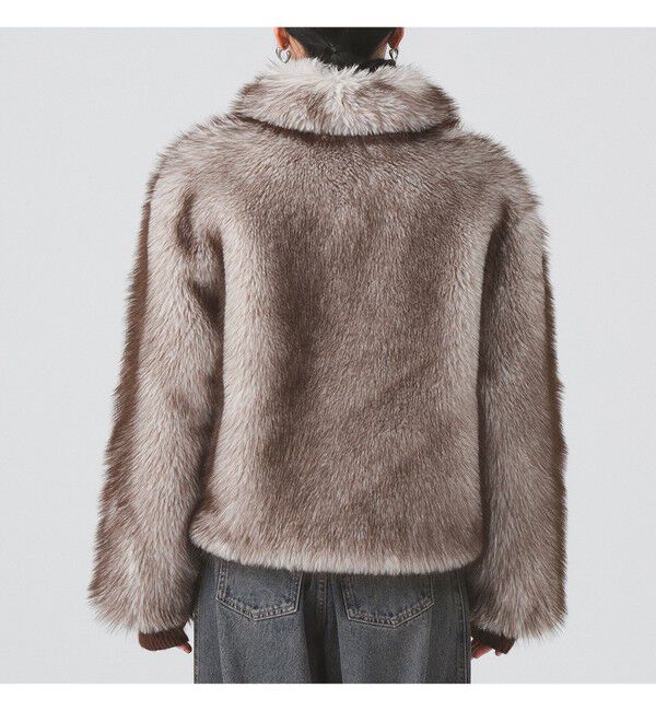 Ray BEAMS 「フェイクファー ショート ブルゾン」|ブルゾン・スタジャン|