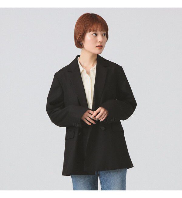 Ray BEAMS 「4ボタン ダブル テーラード ジャケット」|ダッフルコート|