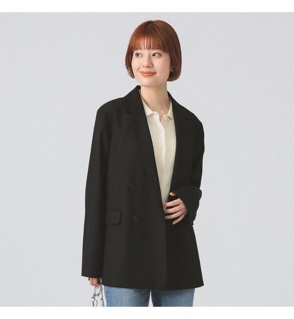 Ray BEAMS 「4ボタン ダブル テーラード ジャケット」|ダッフルコート|