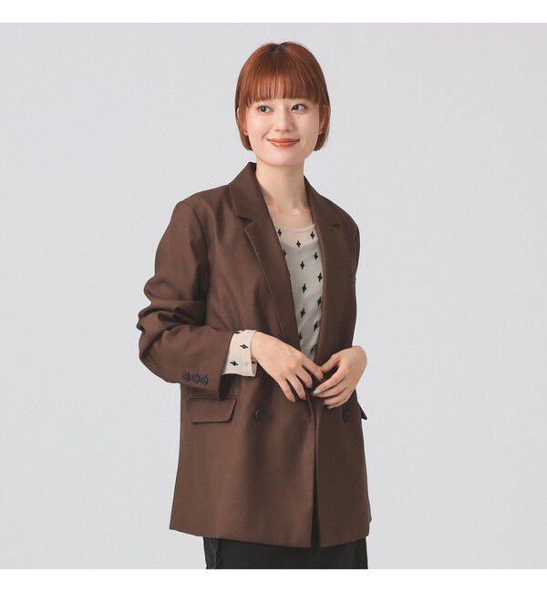 Ray BEAMS 「4ボタン ダブル テーラード ジャケット」|ダッフルコート|