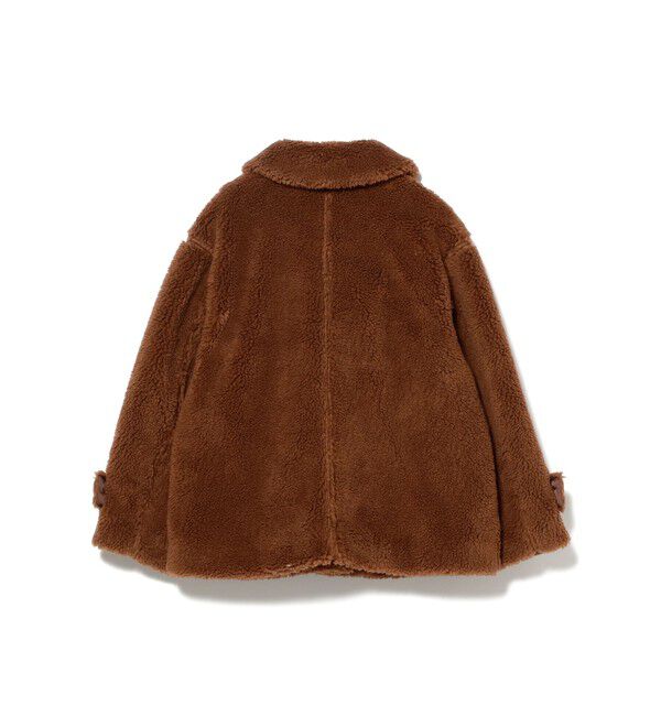 Ray BEAMS 「ボア ビッグ ポケット ハーフ コート」|ダッフルコート|