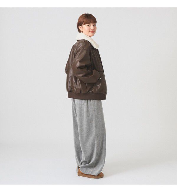 Ray BEAMS 「フェイクレザー ナカワタボマー ブルゾン」|ブルゾン・スタジャン|