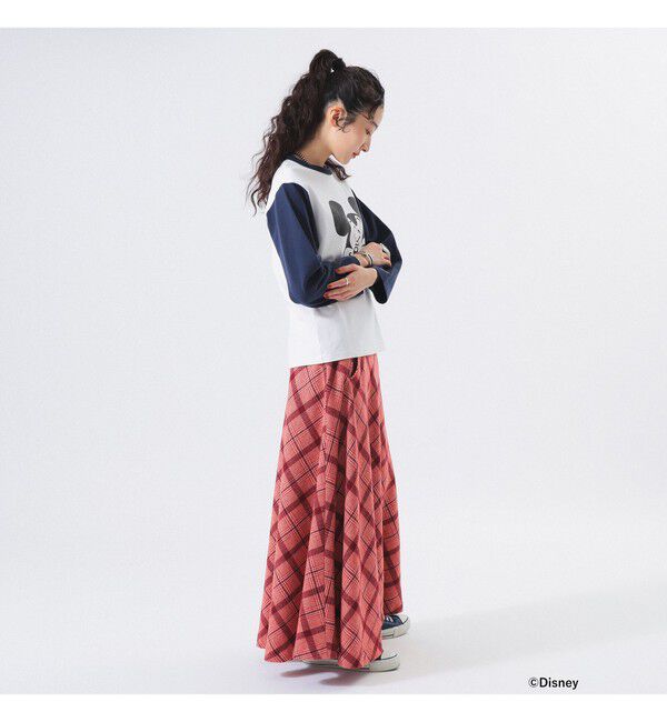 BEAMSBOY「【別注】Champion / ミッキーマウス / フットボール Tシャツ」|Tシャツ・カットソー|