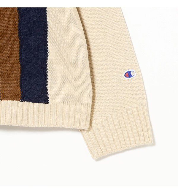 Ray BEAMS 「【別注】Champion / ニット カーディガン」|ニット・セーター|