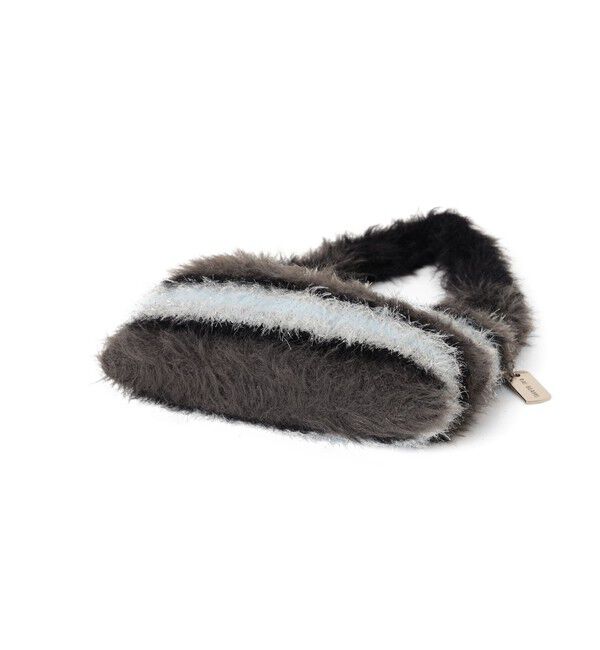 Ray BEAMS 「シャギー ボーダー ニット バッグ」|ハンドバッグ|